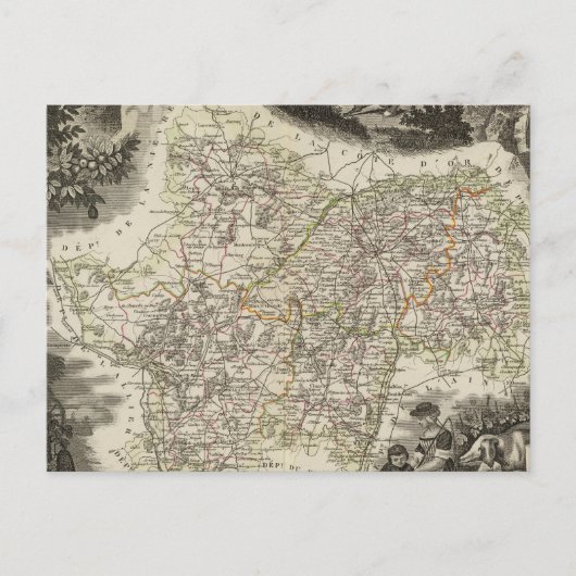 ソーネエロワール省 ポストカード (正面)