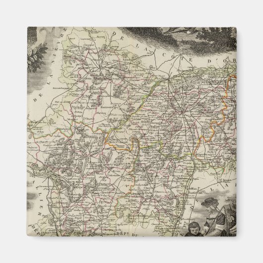 ソーネエロワール省 マグネット (正面)