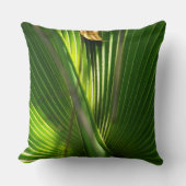 ソーパルメットと葉 クッション (正面)