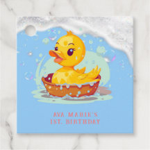 ソーピーイエローラバーダックガール1st誕生日パーティー