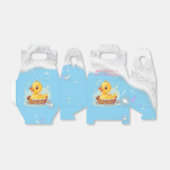 ソーピーイエローラバーダックガール1st誕生日パーティー フェイバーボックス (折り畳みなし)