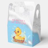 ソーピーイエローラバーダックガール1st誕生日パーティー フェイバーボックス (オープン)