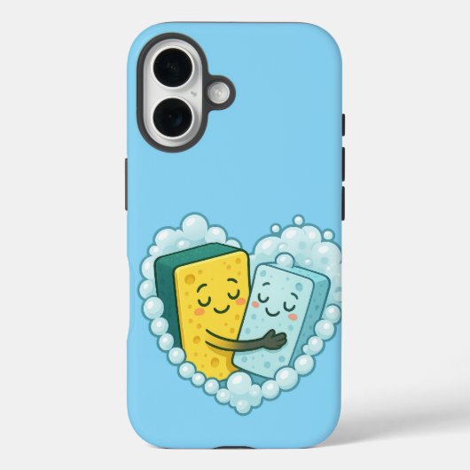 ソーピー・ラブ – スポンジ&ディッシュ・ソープ Case-Mate iPhoneケース (裏面)