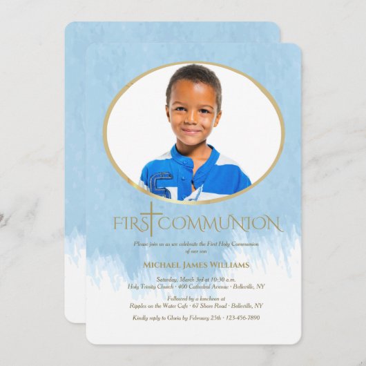 ソーフォト賛美コリティカル招待状 招待状 (正面/裏面)