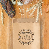 ソーフードパンベーカリービジネスプロモーションモダン ラバースタンプ