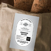 ソーフードブレッドミニマルベーカリーコテージ法 フードラベル