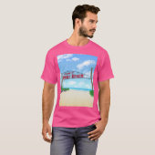 ソーブルビーチプリント Tシャツ (正面フル)