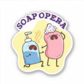 ソープオペラかわいいドラマPUNビニールステッカー シール (正面)