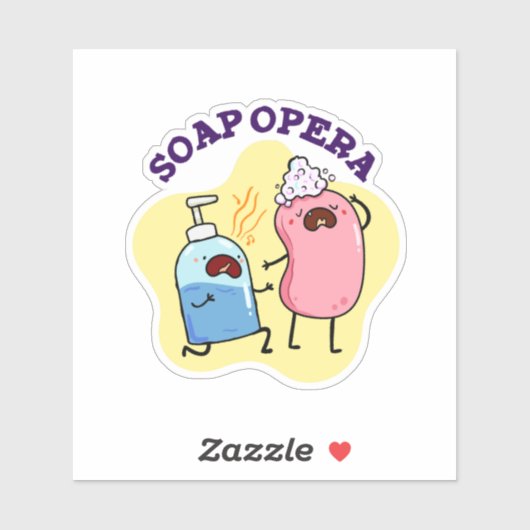 ソープオペラかわいいドラマPUNビニールステッカー シール (シート)