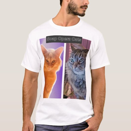 ソープオペラ猫Tシャツ Tシャツ (正面)