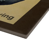 ソープストーンエイダーアヒル カッティングボード (角)