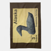 ソープストーンエイダーアヒル キッチンタオル (縦)