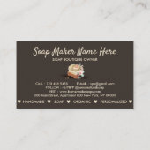 ソープスパークルフローラブラウン 名刺 (裏面)