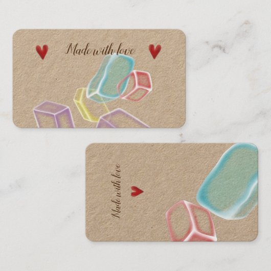 「ソープセイフェすごい可愛いマーケティング」ビジネスカード 名刺 (正面/裏面)