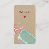 「ソープセイフェすごい可愛いマーケティング」ビジネスカード 名刺 (裏面)