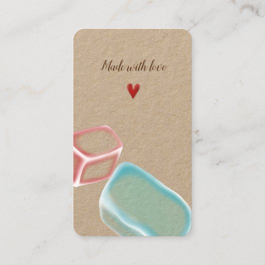 「ソープセイフェすごい可愛いマーケティング」ビジネスカード 名刺 (裏面)