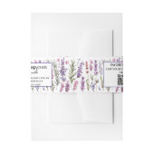 ソープベリーバンド素朴サマーブロッサム薄紫 招待状ベリーバンド (正面例)