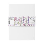 ソープベリーバンド素朴サマーブロッサム薄紫 招待状ベリーバンド (裏面例)