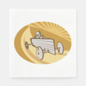 ソープボックスカー スタンダードランチョンナプキン (正面)