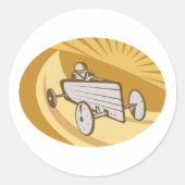 ソープボックスカー ラウンドシール (正面)