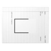 ソープメーカーデザインテンプレートレターヘッド ノートパッド (正面)