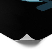 ソープラノソプラノおもしろいソープンダークBG ポスター (角)