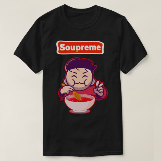 ソープレムグッド食べスープのスープ Tシャツ (デザイン正面)