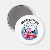 ソープーおもしろいマママ マグネット (正面/裏面)