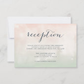 ソーベット ウォーターカラー 受付案内カード 招待状 (正面)