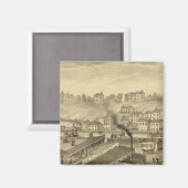 ソーホソーとプランニングミルとはしけヤード マグネット (正面/裏面)