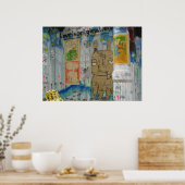 ソーホー通りアート ポスター (キッチン)