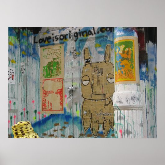 ソーホー通りアート ポスター (正面)