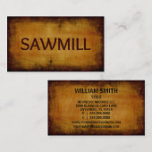 ソーミルアンティークウッド名刺 名刺 (正面/裏面)