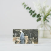 ソーミルワーカー魔法ランタンスライドヴィンテージ 名刺 (スタンド正面)