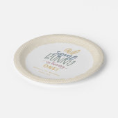 ソームバニーバースデーパーティー紙プレート ペーパープレート (アングル)