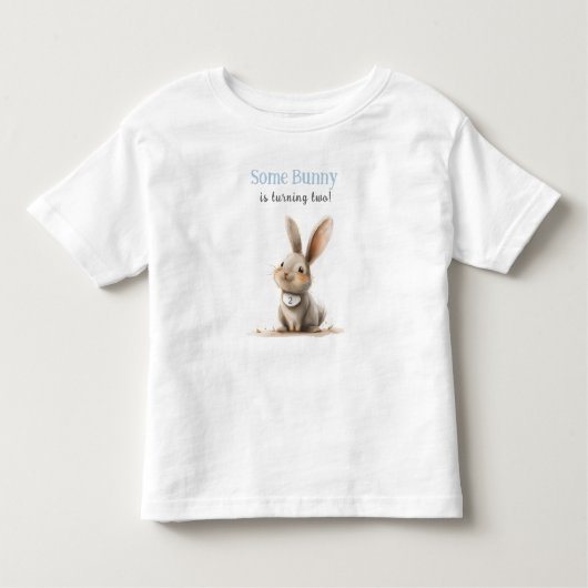ソームバニー子供の誕生日 トドラーTシャツ (正面)