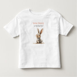 ソームバニー子供の誕生日 トドラーTシャツ