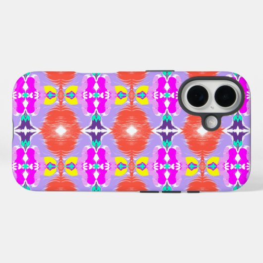 ソーラーブルーム カレイドスコープ Case-Mate iPhoneケース (裏面 (横))
