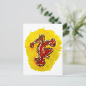 「ソーラーマン」- ポストカード (スタンド正面)