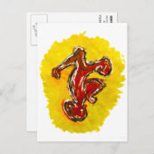 「ソーラーマン」- ポストカード (正面/裏面)