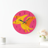 ソーラー&シャインウォールクロック ラージ壁時計 (ホーム)