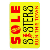 ソールシスター走ズこの町 マグネット (縦)