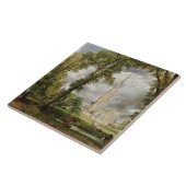 ソールズベリーのカテドラルのジョン・コンスタブル|の眺めからの タイル (側面)