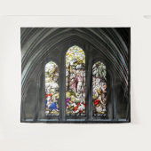 ソールズベリーのカテドラルのTranseptのステンドグラス窓 タペストリー (正面(横))