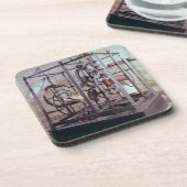 ソールズベリーカリフォルニアのタワーのためになされるカテドラルの時計 コースター (左側)