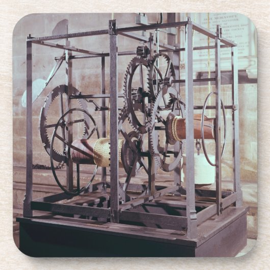 ソールズベリーカリフォルニアのタワーのためになされるカテドラルの時計 コースター (正面)