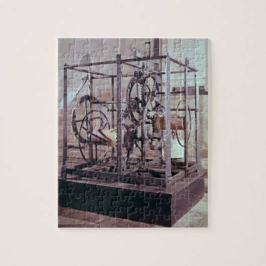 ソールズベリーカリフォルニアのタワーのためになされるカテドラルの時計 ジグソーパズル (縦)