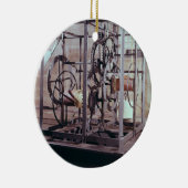 ソールズベリーカリフォルニアのタワーのためになされるカテドラルの時計 セラミックオーナメント (右)