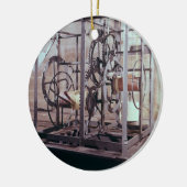 ソールズベリーカリフォルニアのタワーのためになされるカテドラルの時計 セラミックオーナメント (左)