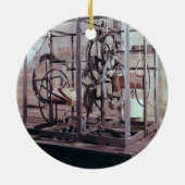 ソールズベリーカリフォルニアのタワーのためになされるカテドラルの時計 セラミックオーナメント (裏面)